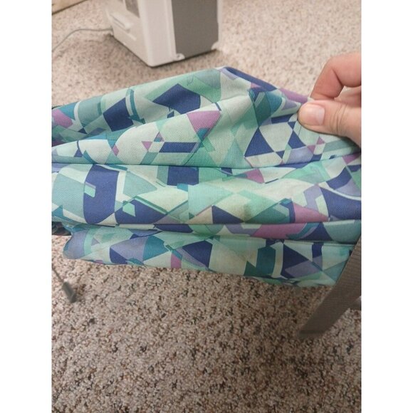 L.L.Bean Deluxe Book Pack Big  Geometric Blue Teal‎ !! - Picture 7 of 11